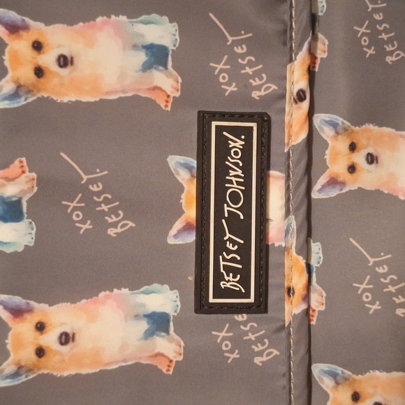 Betsey Johnson Corgi Insulated Travel Lunchbag - Picture 3 of 8